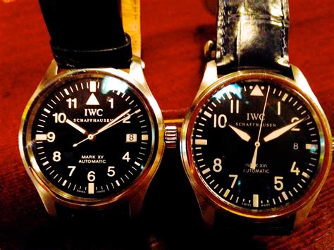 iwc mark xv on camel grain|iwc xv vs xvi.